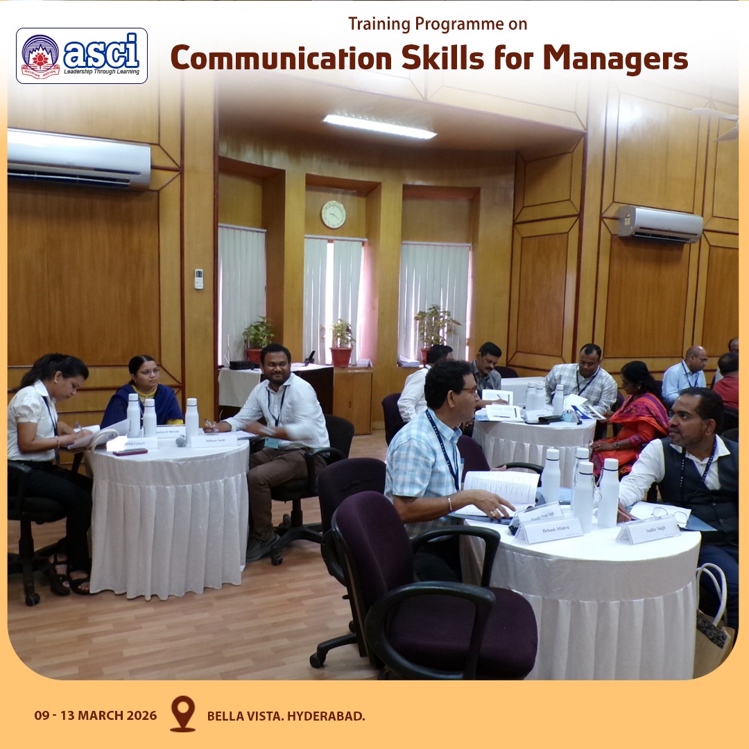 Admn Staff College of India (ASCI) tweet media