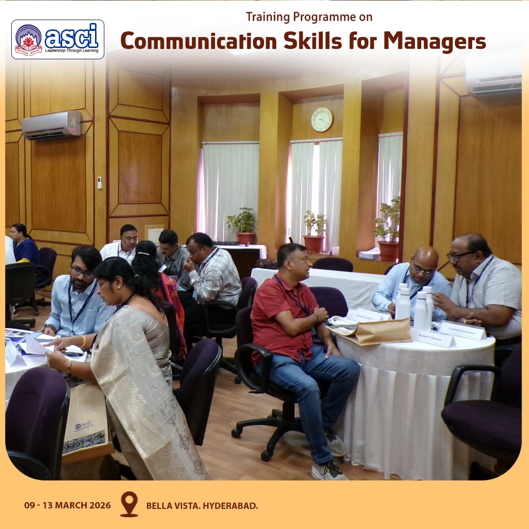 Admn Staff College of India (ASCI) tweet media