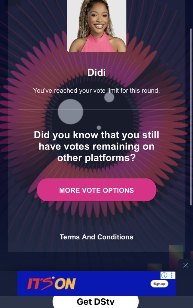NickiM310301's tweet photo. Sharing votes makes sense when your fave is not up or out of the show. When your fave is still in the show -show up for your fave.
Didi x top3
Vote Didi 🌼🌼🌼
#BBMzansiS6 #daises https://t.co/vC5OcV5ied