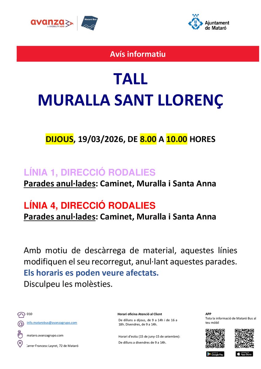 Transport urbà de Mataró | Mataró Bus tweet media