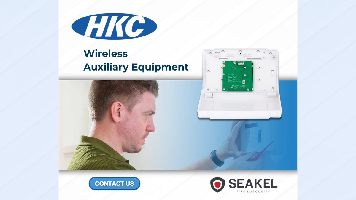 SEAKEL1's tweet image. HKC offers a full range of Auxiliary Equipment from replacement batteries and power supply units to products that extend wireless device range and GSM &amp;amp; Wi-Fi signal levels.

seakel.ie

#HKC #intruderalarm