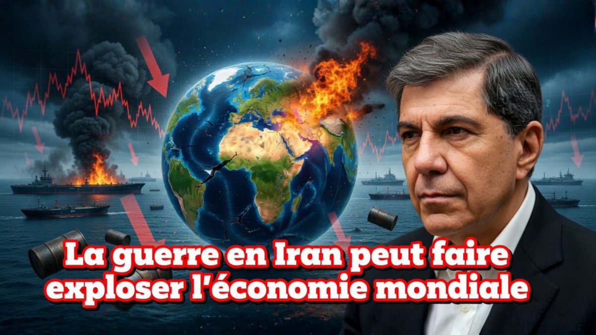 Vukuzman's tweet photo. 🚨 La guerre en #Iran peut-elle faire exploser l'économie mondiale ?

On en parle avec Jacques Sapir sur @FPopMedia 

▶️ Regarder l’émission :
https://t.co/TAgRIU3agA

➡️ Ce conflit, qui s’inscrit désormais dans une perspective de durée moyenne ou longue, pourrait provoquer un choc majeur sur l’économie mondiale. Entre flambée du prix du pétrole, tensions sur les engrais et perturbations des routes énergétiques, les répercussions se font déjà sentir bien au-delà du Proche-Orient.

➡️@russeurope décrypte les divergences stratégiques entre les États-Unis et Israël, l’épuisement progressif des stocks de munitions occidentaux, ainsi que la recomposition des alliances dans la région, notamment avec les pays du Golfe.

➡️Au cœur de l’analyse : le rôle stratégique du détroit d’Ormuz, passage clé pour une part considérable du commerce mondial d’hydrocarbures, et les conséquences possibles d’une perturbation durable de ce corridor énergétique.

➡️ Enfin, l’émission explore les effets de cette guerre sur l’équilibre international : montée en puissance de la #Russie et de la #Chine, tensions internes aux États-Unis, et fragilisation des économies européennes.

Une émission essentielle pour comprendre les mécanismes économiques et géopolitiques derrière la crise actuelle.

▶️ Regarder l’émission :
https://t.co/TAgRIU3agA

▶️ Lire l'article de Sapir sur le sujet :
https://t.co/nwJwpkW79Y