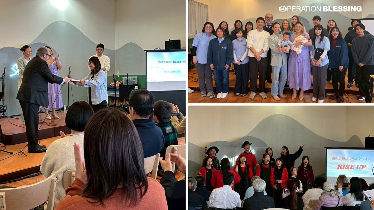 Operation Blessing Japan tweet media