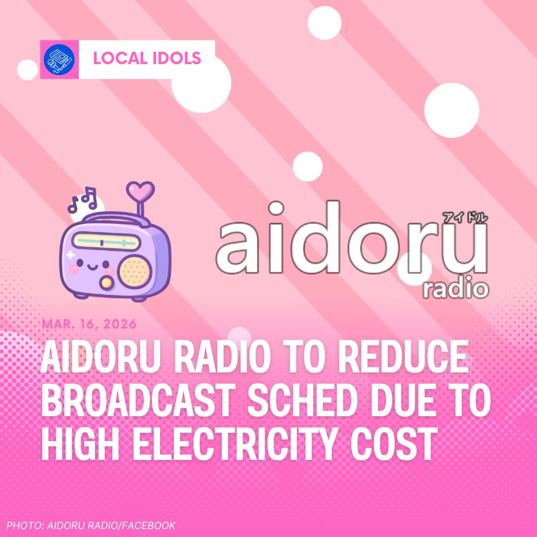mokugekishanews's tweet photo. Aidoru Radio will reduce its on-air and online broadcast schedule from 10:00 AM to 11:59 PM (Mondays to Fridays only), the community radio announced on its Facebook page today (March 16).

#LocalIdols 
#AidoruRadio https://t.co/Abe0witcnO