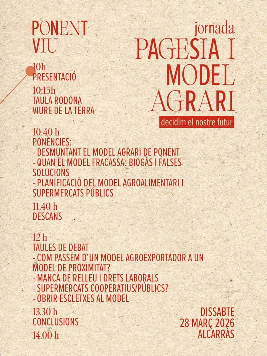 Jornades per un Ponent viu tweet media