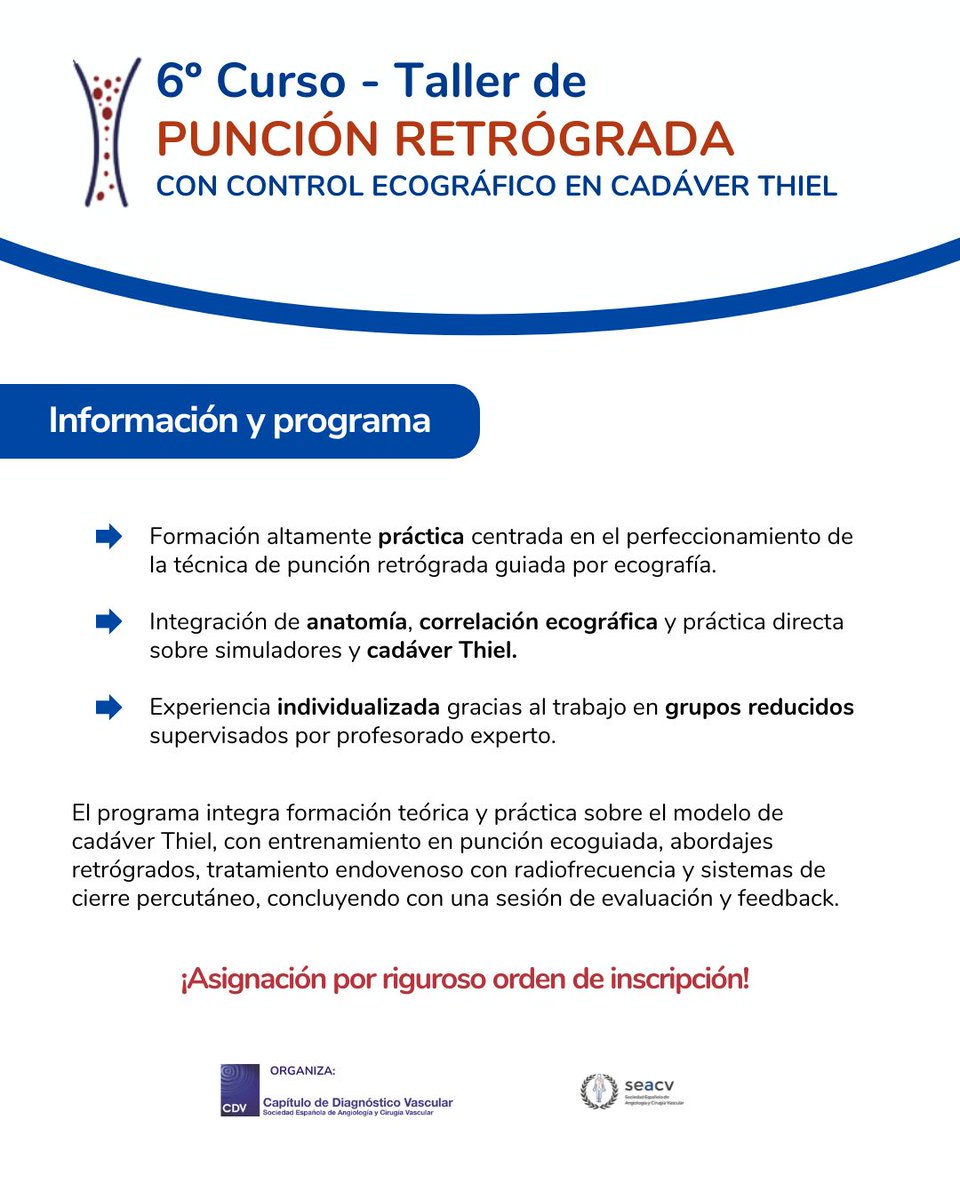 Sociedad Española de Angiología y Cirugía Vascular tweet media
