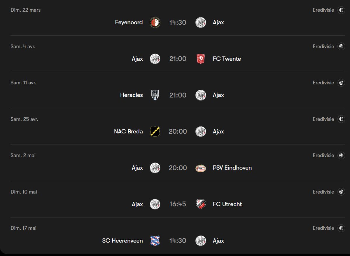 An Ajax Fan ❌❌❌ tweet media