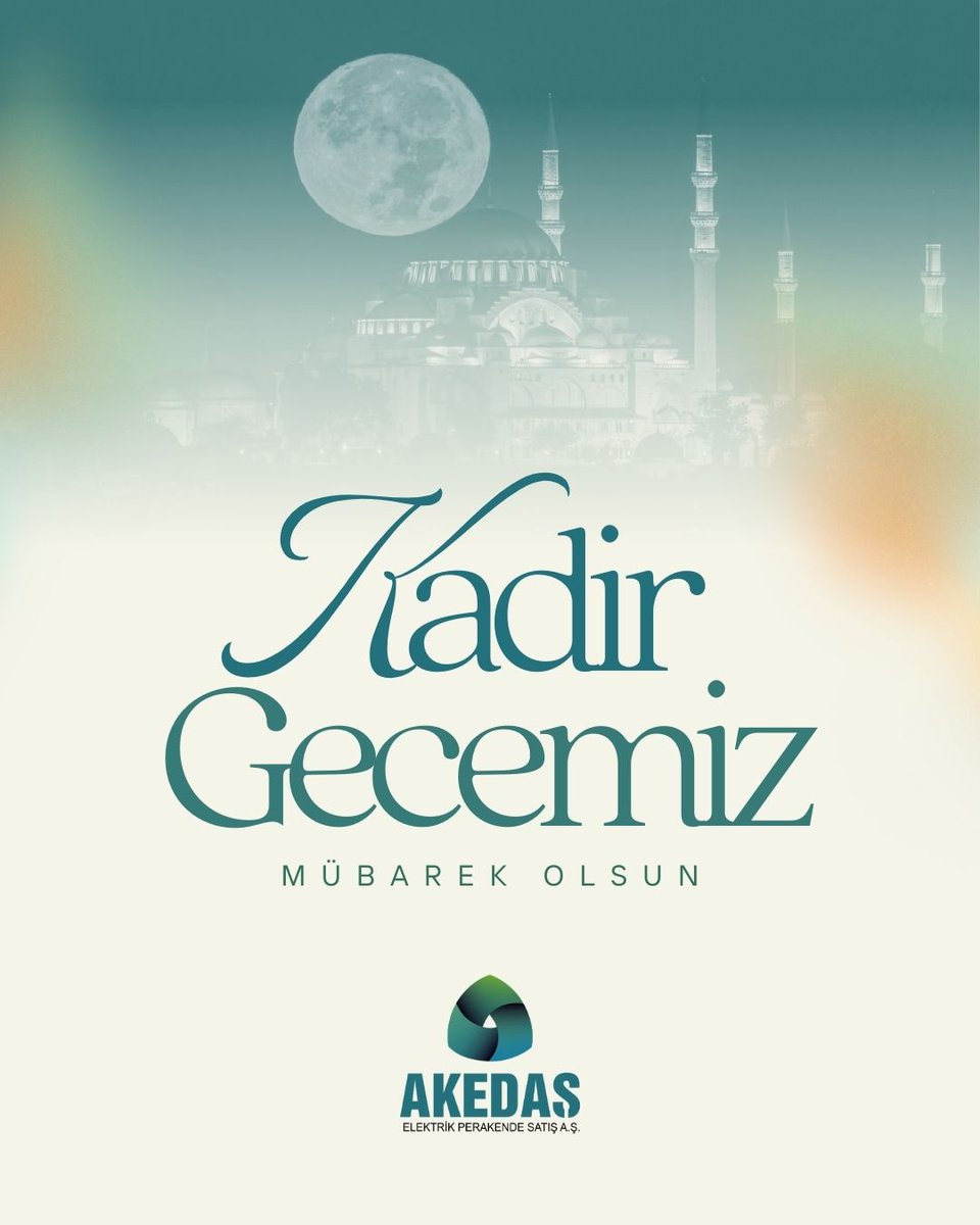 Rahmet, mağfiret ve bereket kapılarının açıldığı #KadirGecesi’nin tüm insanlığa hayırlar getirmesini diliyoruz.

#Akedaş #AkedaşPerakende
