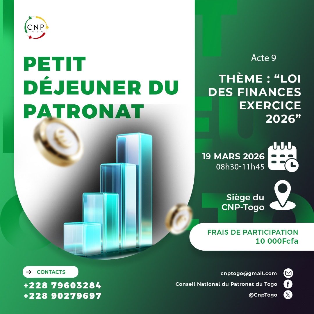 Conseil National du Patronat du Togo tweet media