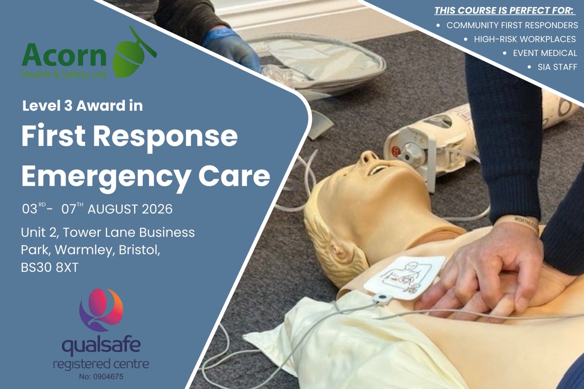 🚑 Become a First Responder 🚑 

We're looking forward to welcoming you onto our next #FREC3 course, from the 3rd to the 7th of August 2026, which still has a limited number of spaces up for grabs!

Secure your space now: bit.ly/3N83S3L