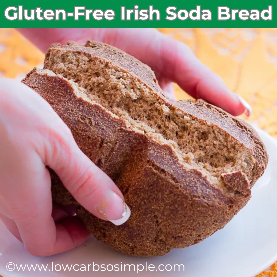 lowcarbsosimple's tweet image. Celebrate St. Patrick’s Day the low‑carb way ☘️✨ This Gluten‑Free Irish Soda Bread uses keto-friendly flours for a wholesome, satisfying loaf.

👉 Recipe: lowcarbsosimple.com/gluten-free-ir…

#GlutenFreeBread #KetoBread #LowCarbBaking #StPatricksDay #RealFood #LowCarbLiving #LowCarbSoSimple