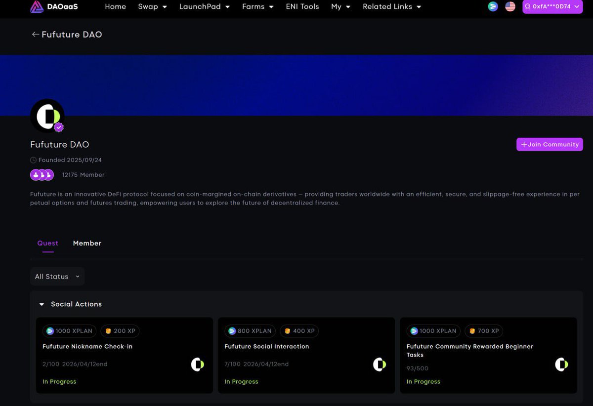 Fufuture | On-chain Derivatives tweet media