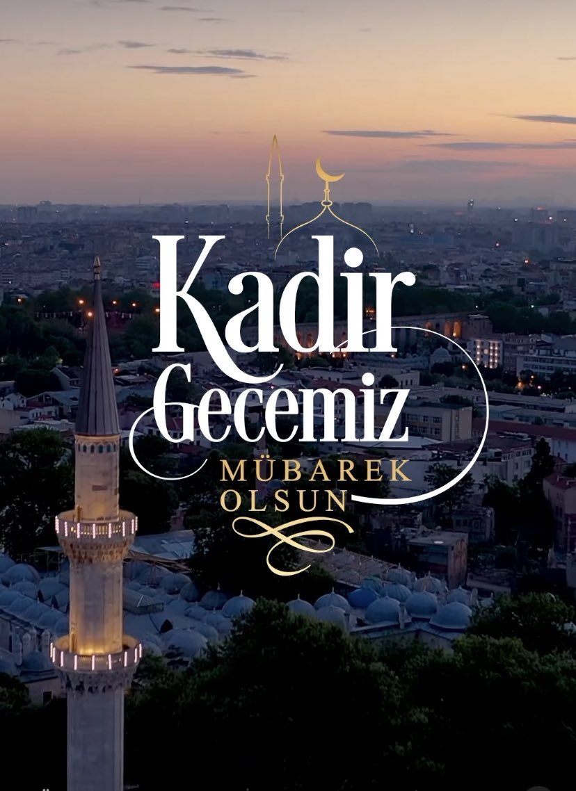 csyildiz's tweet photo. Bin aydan daha hayırlı olan Bayramın müjdecisi #KadirGecemizMübarekOlsun
Rabbim yapacağımız tüm dualarımızı kabul eylesin. Ülkemizin, İslam aleminin ve tüm insanlığın huzur ve kurtuluşuna vesile olsun inşallah. https://t.co/zX1tO7xhZT