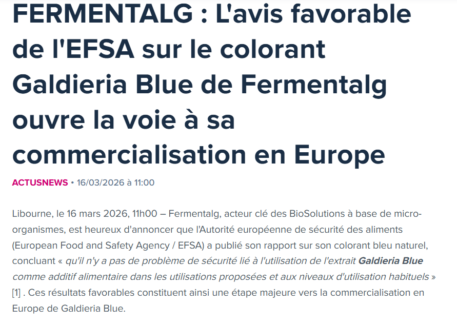 MediumTrade's tweet photo. #trading #fermentalg NEWS en pleine séance https://t.co/3mN3bdHMHi https://t.co/8Pasnc9d6l