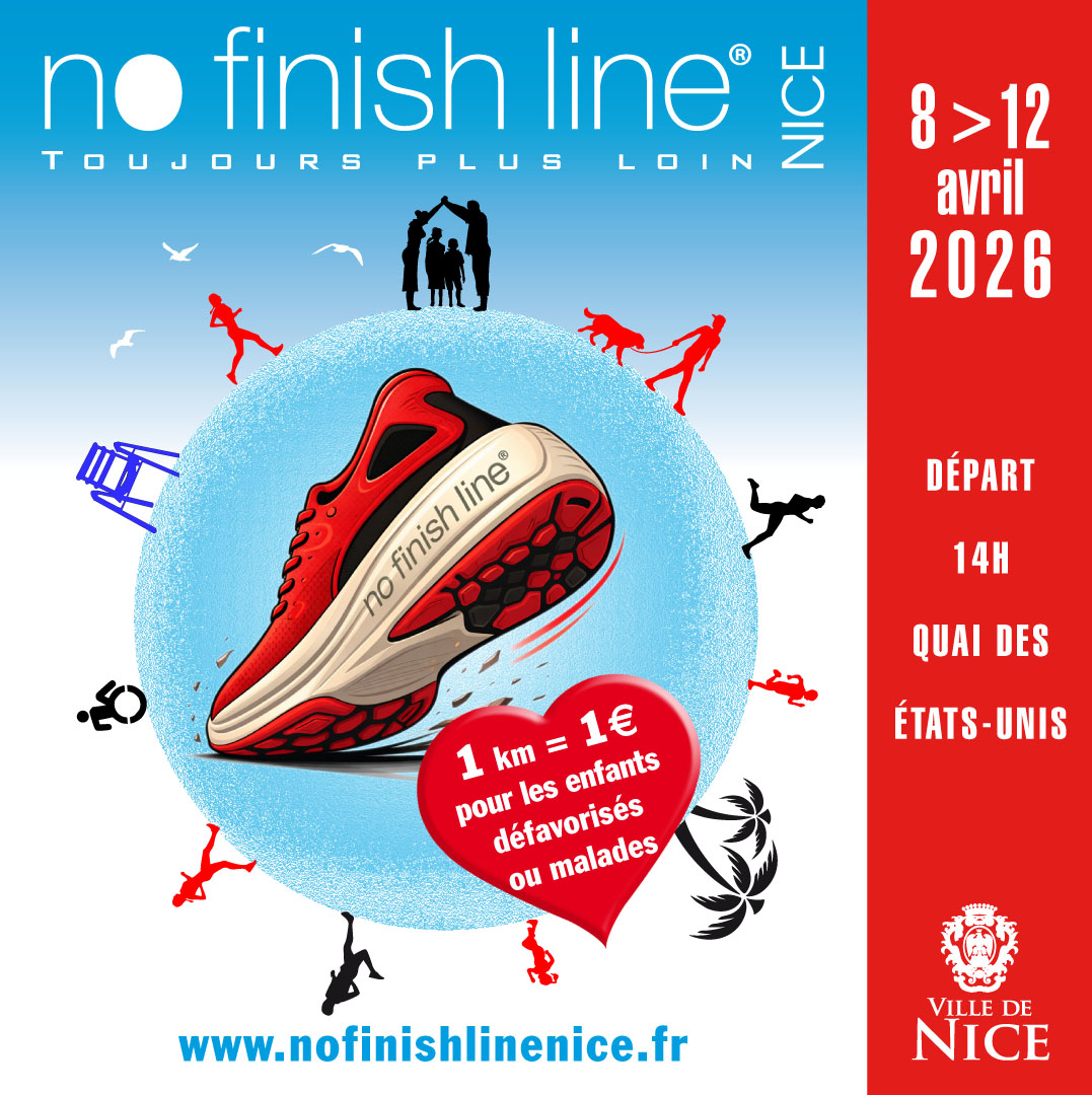ExploreNCA's tweet image. No Finish Line - #Nice06

Courir, marcher… chacun à son rythme 🚶👟
Chaque kilomètre parcouru permet de reverser 1 € à des projets qui aident des enfants démunis ou malades.

📅 Rdv du 8 au 12/4 pour relever le défi !
Inscriptions👉urlr.me/KWHU4M

#ExploreNiceCotedAzur