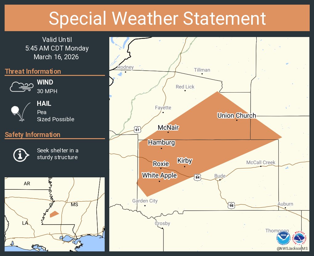 NWS Jackson MS tweet media