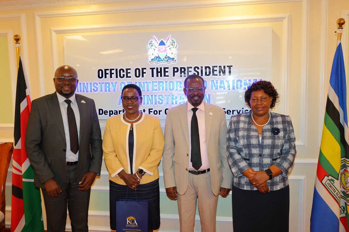 Vice Chancellor KCA University tweet media