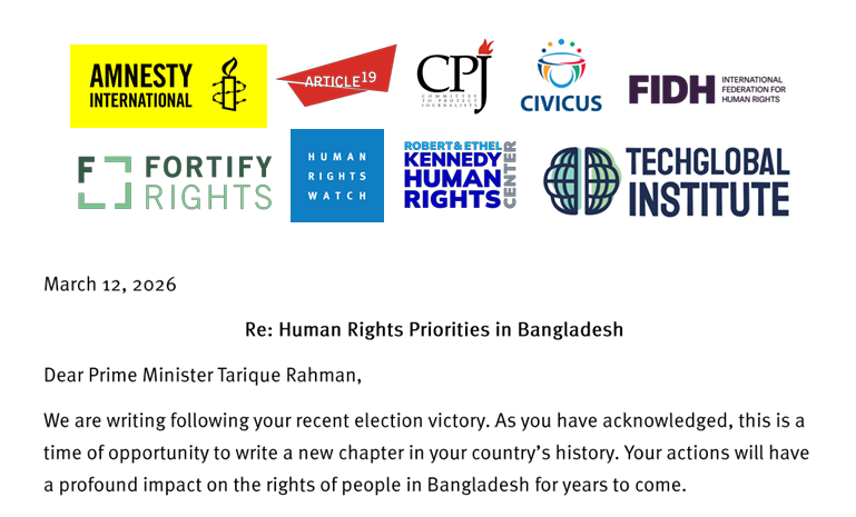 ClaFrancavilla's tweet photo. #Bangladesh: PM @trahmanbnp has been given a wide mandate to bring change - including by many who risked their lives to overthrow #Hasina's autocratic and abusive rule
Success will require commitment to meaningful reform, accountability
Joint NGO letter: https://t.co/FSnIvFttYI https://t.co/GVdYjIVcys