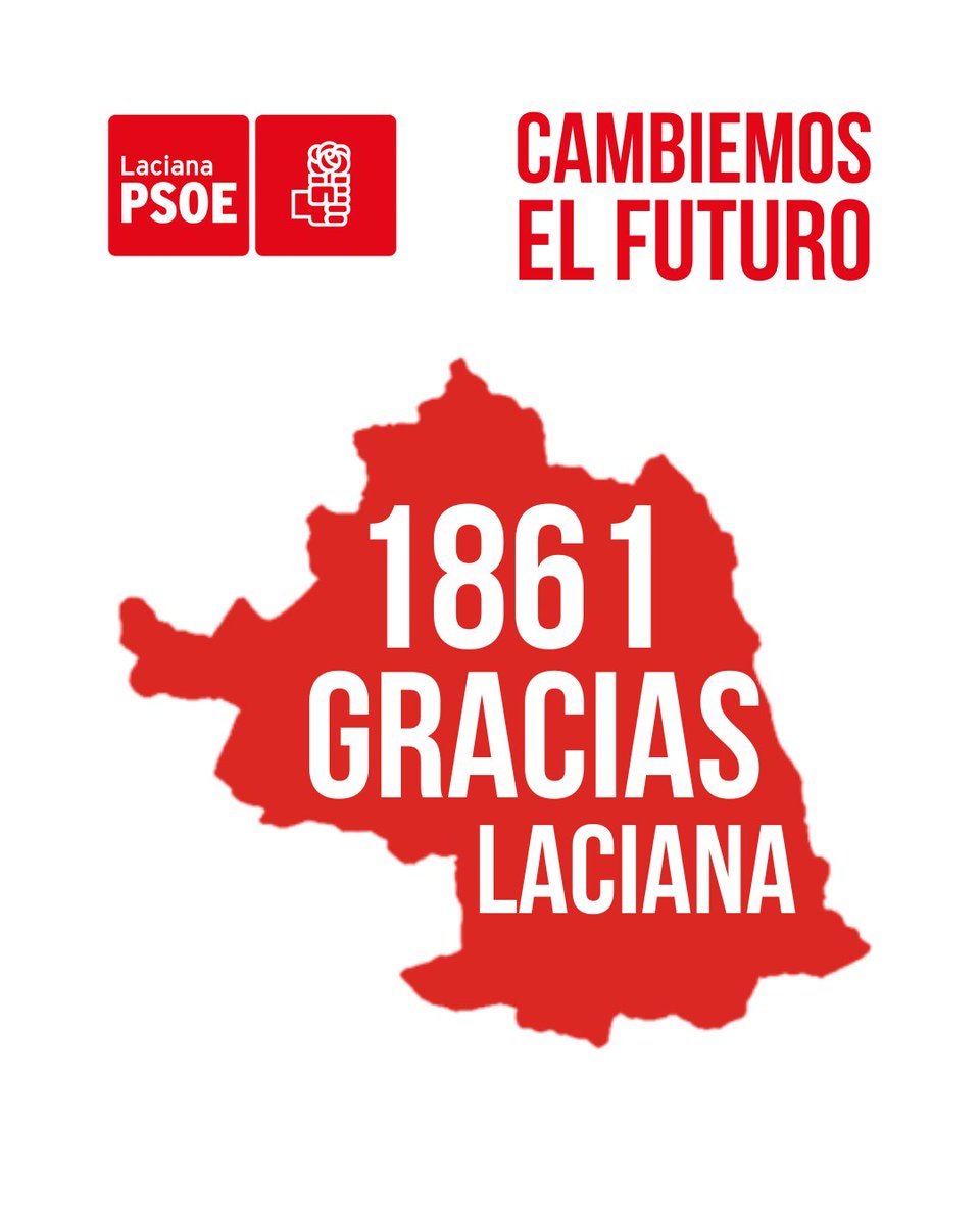 PSOE Laciana tweet media