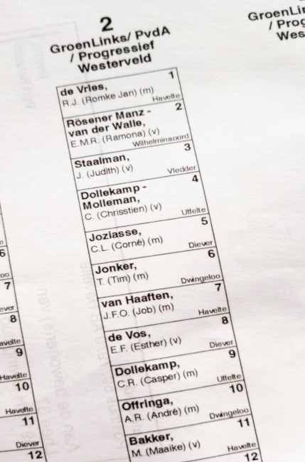 AndreOffringa's tweet photo. Ik sta op plek 10 van de lijst voor GroenLinks / PvdA / PW bij de gemeenteraadsverkiezingen van Westerveld.
Onze partij heeft hart voor onze natuur en oog voor iedereen in de samenleving: we hebben een sterk team dat besluiten baseert op feiten!
Laat je stem horen! https://t.co/FbIPwpG7Ch