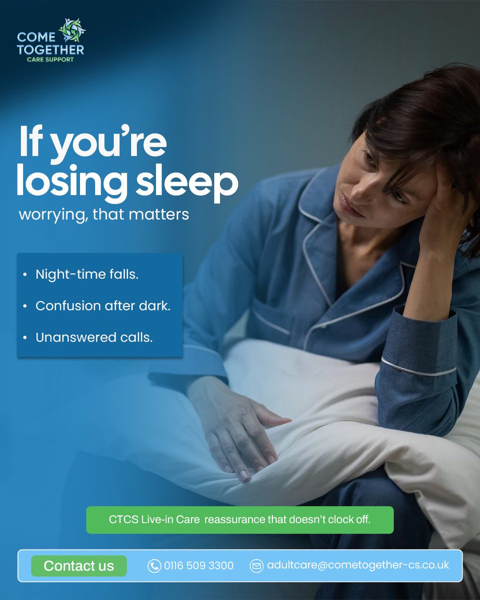 ctcscare's tweet image. CTCS Live-in Care in the UK provides round-the-clock assistance for individuals needing consistent supervision, mobility support and personal care within their own home.
Contact us:
📲0116 509 3300
📩adultcare@cometogether-cs.co.uk
#LiveInCareUK #24HourCare #CTCS #HomeSupport