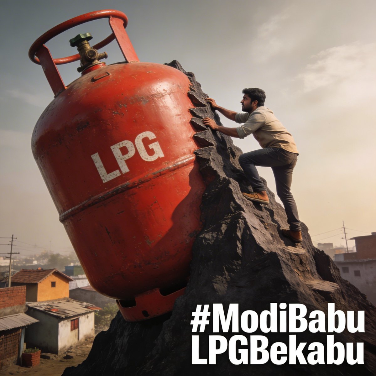 Itsyour_ark's tweet photo. Modi government must fix the crisis instead of denying it. #ModiBabuLPGBekabu #lpgpricehike https://t.co/JqMMbJ5kmw