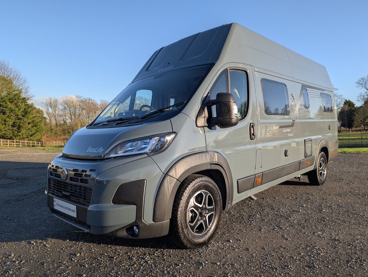 DestinationMoHo's tweet photo. #Motorhome of the week = #Knaus Boxlife 630 ME P/S
-
4 belts / 3 berths / Auto / Unregistered
-
✓ 6.36m Length
✓ 100w Solar Panel
✓ Large Garage
✓ Raise &amp; Lower Bed
✓ Lounge Pack
✓ Extra Headroom
✓ £5,000 Discount!
-
Find out more here: https://t.co/3QvOFY0Jja https://t.co/sC3ubwEt5f
