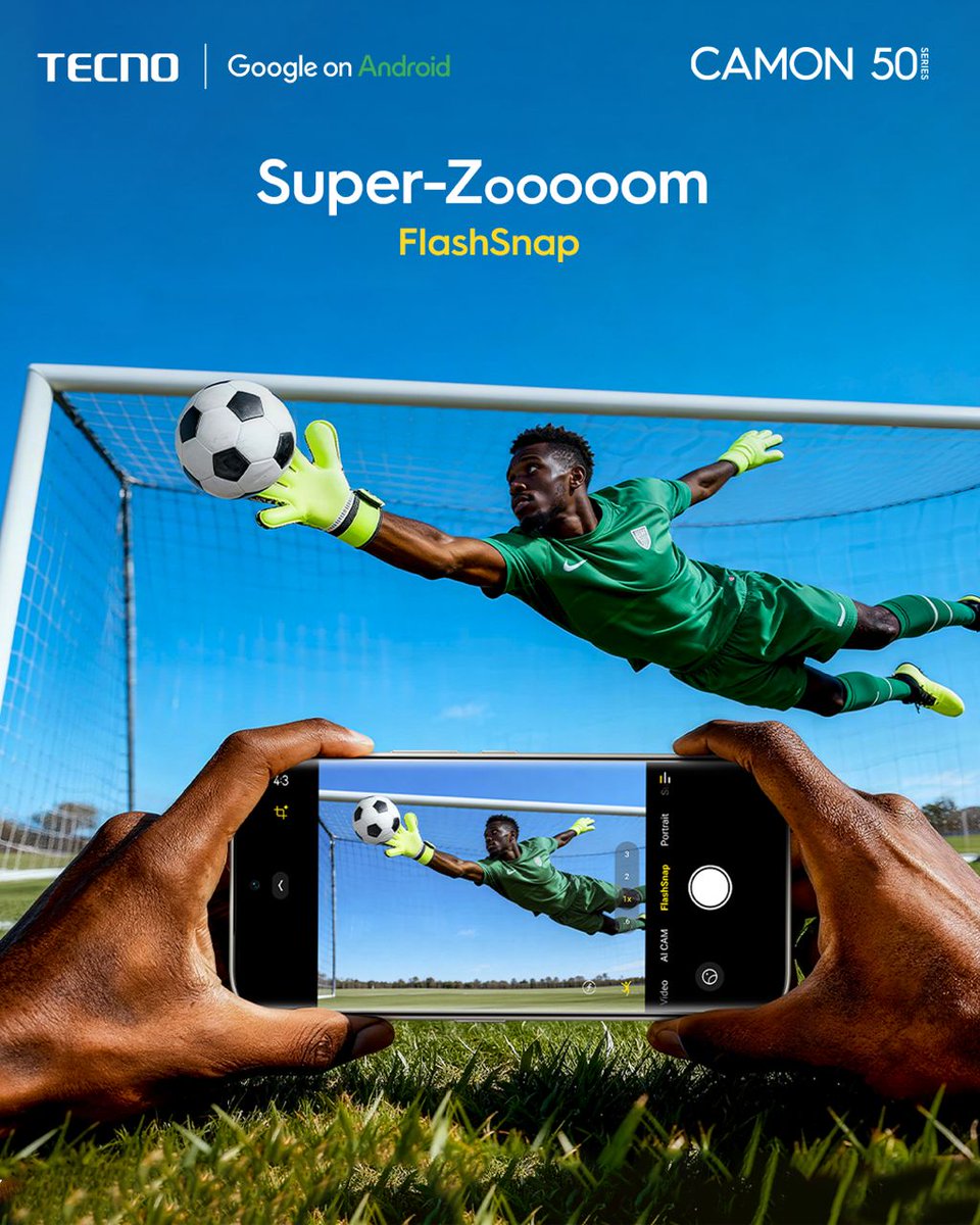 AniokGrace60447's tweet image. Stop wasting your storage on blurry shots. The #Camon50Series is here to freeze time. ⚡️ #TecnoCamon50 #FlashSnap