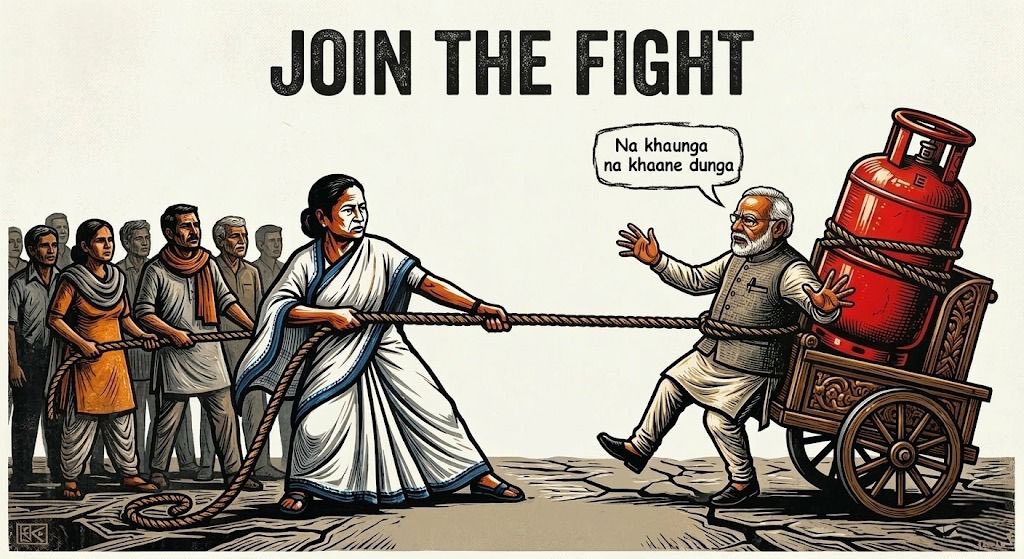 This is a tug of war between people’s survival and Delhi’s greed. 

Come join the fight. Lend your strength. Stand for the people's right. 💪🏼

#ModiBabuLPGBekabu