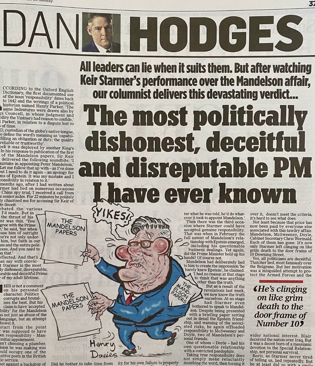 <a href="/Keir_Starmer/">Keir Starmer</a> <a href="/labourpress/">Labour Press</a> Even lefty Dan cant abide you.  TRAITOR