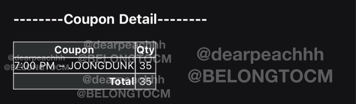 dearpeachhh's tweet photo. wts / ปล่อย / ขาย 

coupon คูปอง แฟนไซน์
♡ จุงดัง joongdunk
♡ 150 ฿ / ใบ

✅ รับเยอะลดได้
✅ มัดจำ 30% + จ่ายส่วนที่เหลือตอนนัดรับ

สนใจสอบถามเพิ่มเติมก่อนได้ค่ะ 💘

#GMMTVFANIVAL2026 #ตลาดนัดจุงดัง https://t.co/mPJQfrjiaB