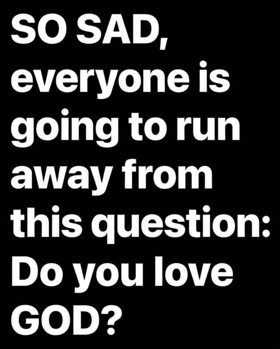 JesusisChristX's tweet photo. Do you love GOD

A) Yes 
B) No https://t.co/j3bQllH6or