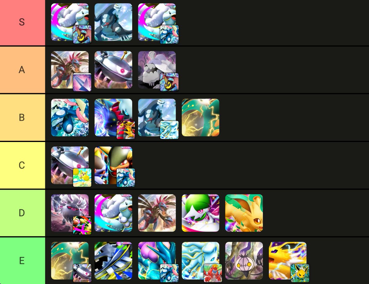 ポケポケ最強デッキ速報 tweet media