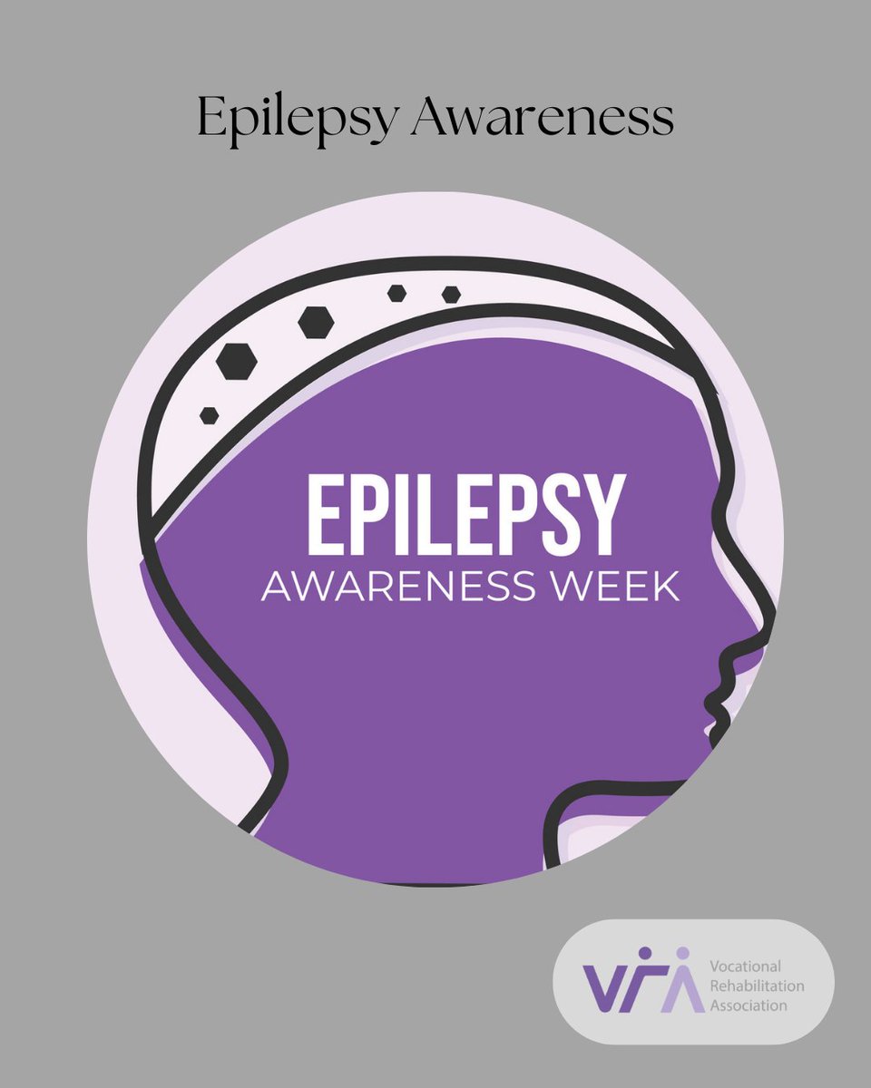 UKVRA's tweet image. Epilepsy awareness
Epilepsy is only one part of a person’s story.
Vocational rehabilitation focuses on abilities, goals and meaningful participation, helping individuals continue to build careers and live fulfilling working lives
#EpilepsyAwareness #AbilityNotDisability #VocRehab