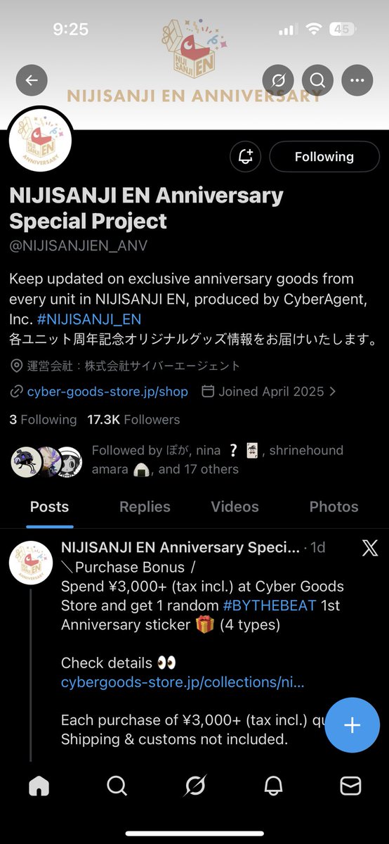 lhrosh's tweet photo. @NIJISANJIEN_ANV #NIJISANJIEN_ANV https://t.co/ghYVJWCMQj