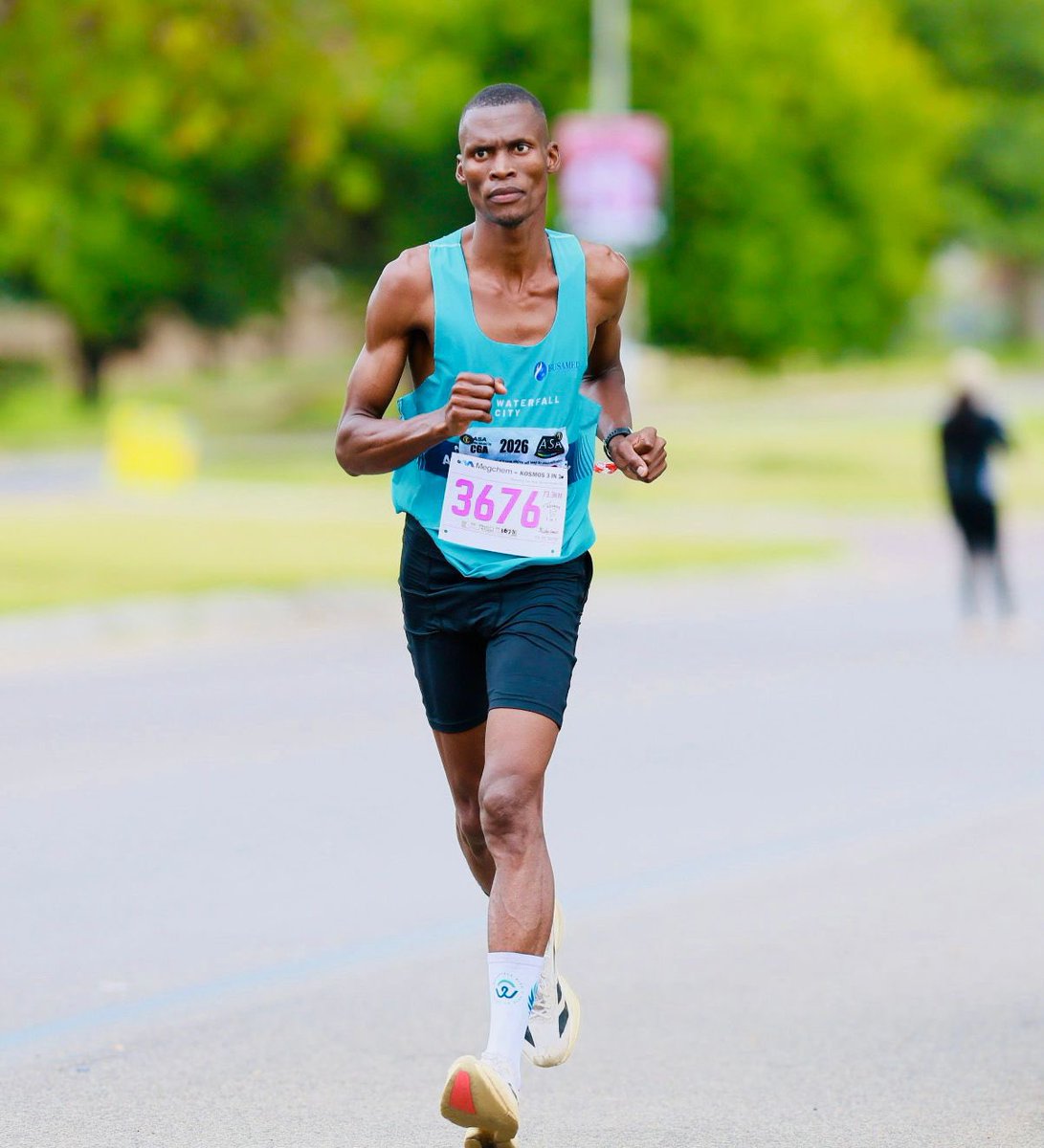 waterfallcityac's tweet photo. Podium Performance Monday🏆

It is with tremendous pride that the Waterfall City Athletics Club family celebrates Dumsani Mahlangu, who produced a staggering display of endurance and tactical pacing to claim Second place🥈 at the gruelling Kosmos 3-in-1 Race in Secunda, Mpumalanga, over the weekend.

Navigating the punishing 73.3km ultra-marathon in a superb time of 04:26:43, Dumsani demonstrated remarkable versatility across the board—splitting:  
02:31 for the marathon, 
01:19 for the half, 
00:35 for the 10km 

We Salute Dumisani Mahlangu on this monumental achievement 🌊💙🩵

#BlueWave 
#WCAC 
#Reakitima 
#WCACxBusamed2026