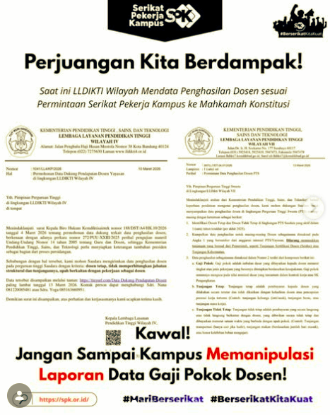 Serikat Pekerja Kampus tweet media