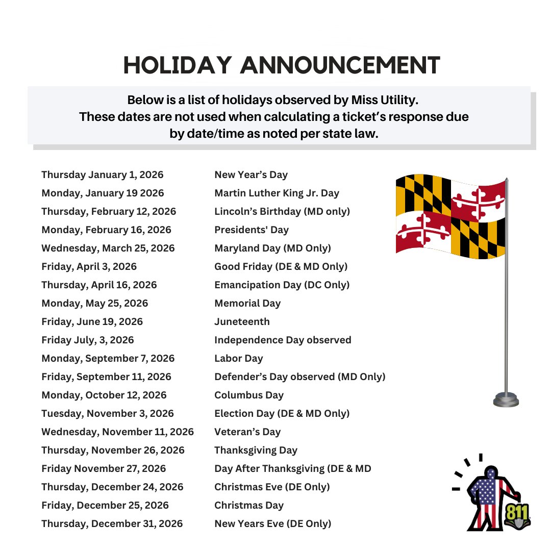 Miss Utility tweet media