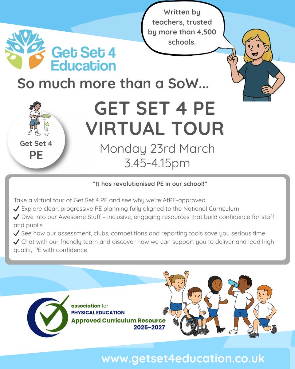 Get Set 4 Education tweet media