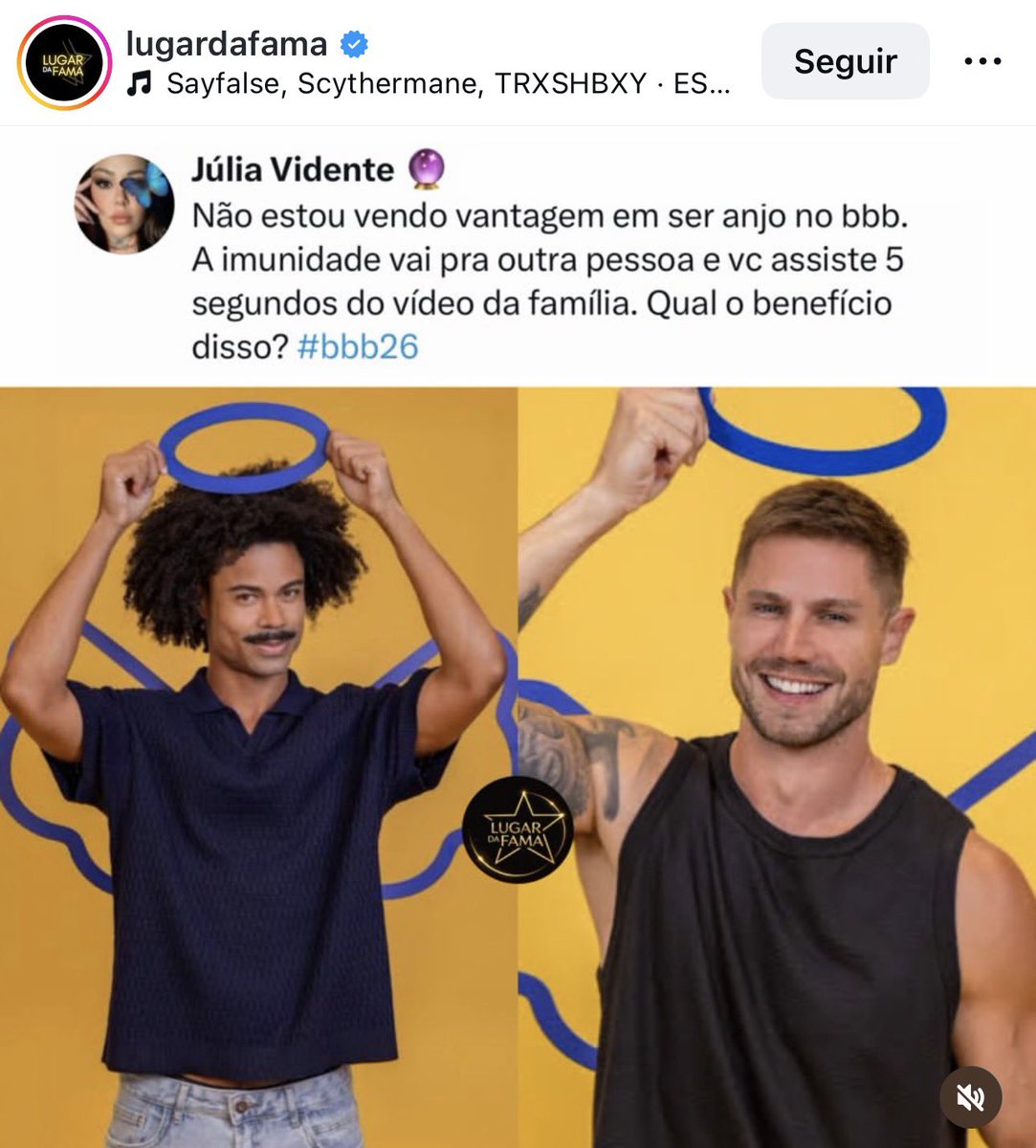 26 edições e estão descobrindo agora pra que serve o anjo?