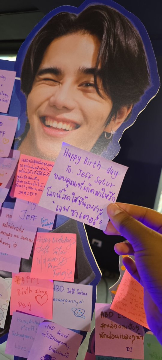 💜💜
#estColaBorntobeAwesome 
#JeffSaturReturnsToSaturnBirthdayFansign