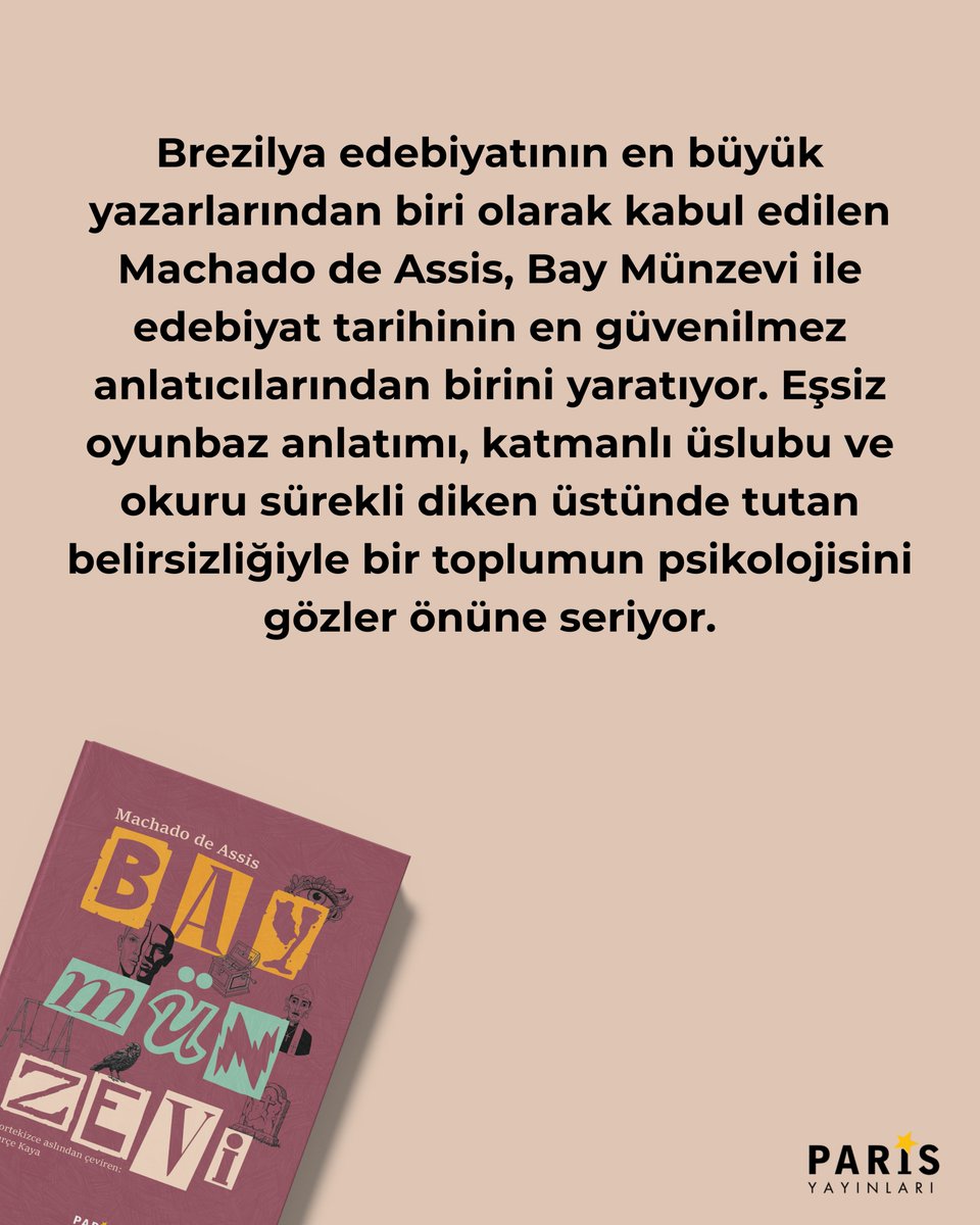 parisyayinlari's tweet photo. Bay Münzevi, edebiyatın insan ruhunu çözümlemedeki sınırlarını genişleten, her okumada yeniden keşfedilecek bir metin.

https://t.co/9Q3aqGHzYV

#baymünzevi #machadodeassis📖 #roman #kitapöneri #öneri #neokusam #okudumbitti #okuyorum #parisyayinlari https://t.co/QcDca4TNuc