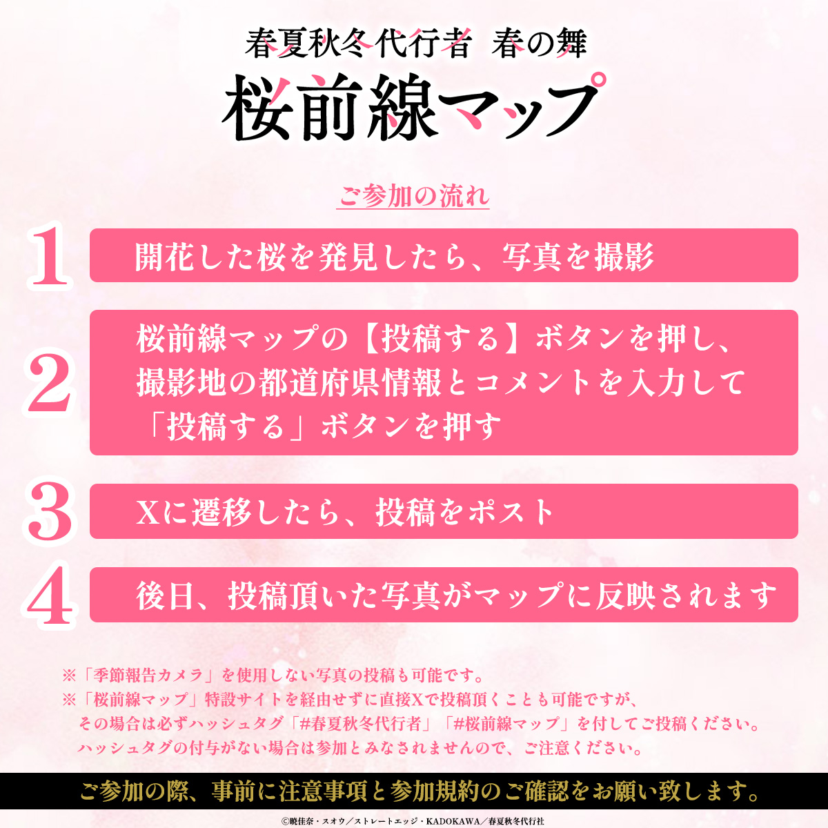 ◤桜前線マップ公開🗺◢|| 2026年の桜前線が始まった本日より 皆さま