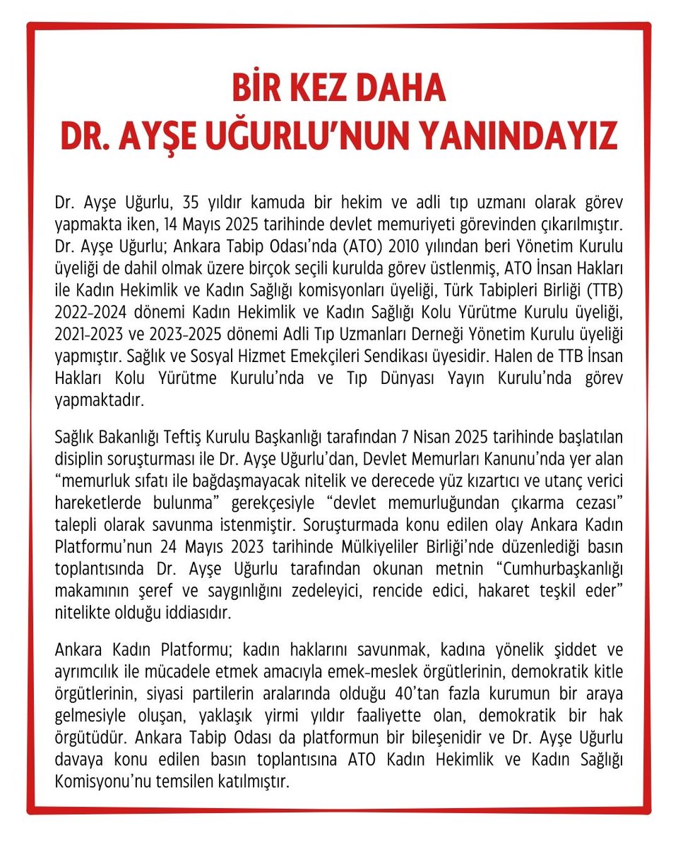 Türk Tabipleri Birliği tweet media