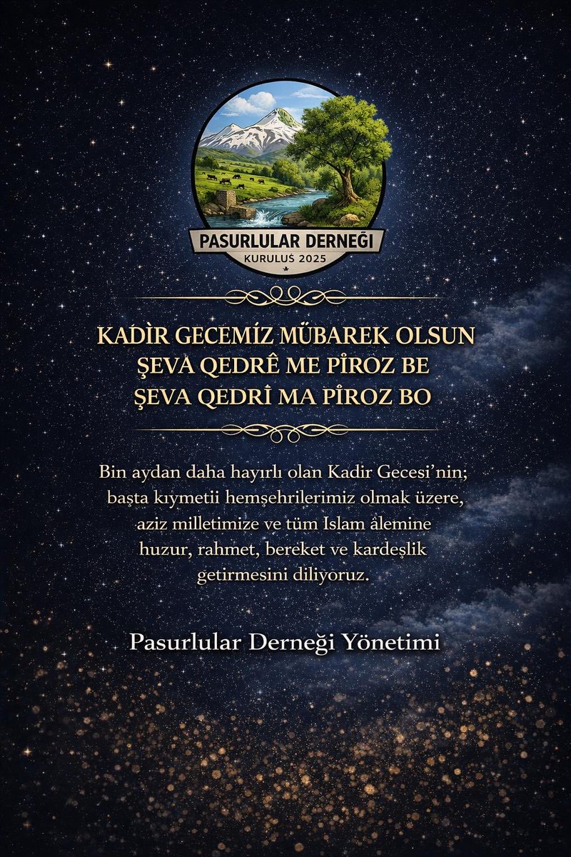 pasurlularDrng's tweet photo. Tüm islam Aleminin mübarek Kadir gecesi mübarek olsun https://t.co/oqpnixjwfa
