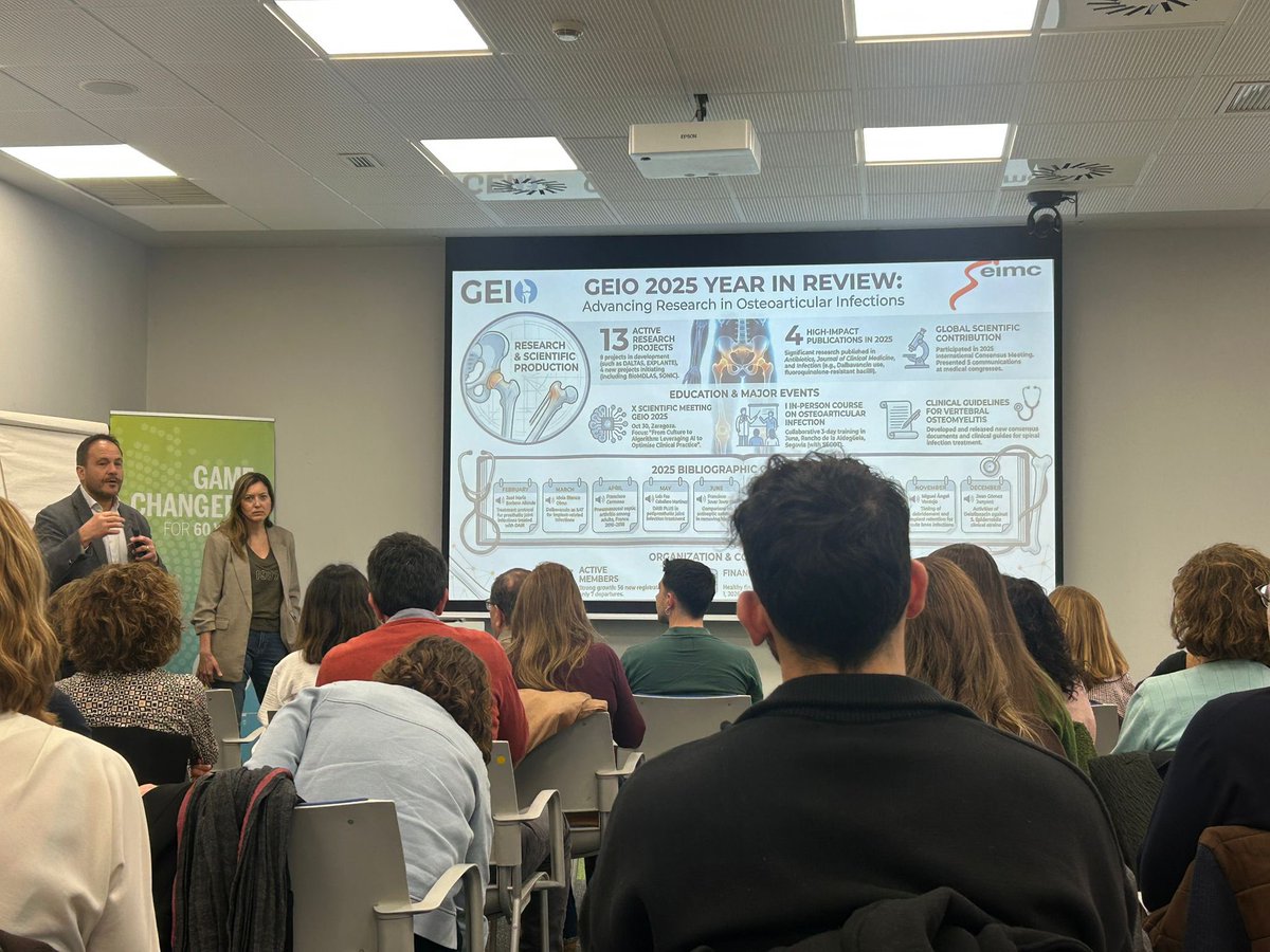 jdelpoleo's tweet photo. Con muchas ganas empezamos el I curso de Diagnóstico Molecular de la Infección Osteoarticular!
@GeioSeimc @SEIMC_ @biomerieux https://t.co/zqsPnzwzKn