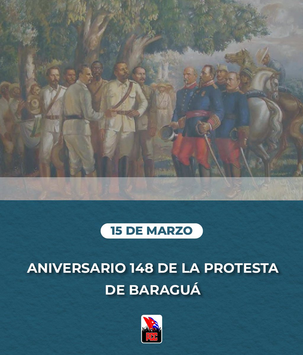 #FidelCastro “Lo que sí puede afirmarse es que con la Protesta de Baraguá llegó a su punto más alto, llegó a su clímax, llegó a su cumbre, el espíritu patriótico y revolucionario de nuestro pueblo; ...." Aniversario 148 de la Protesta de Baraguá. #CubaSoberana
#HonorHolguinero