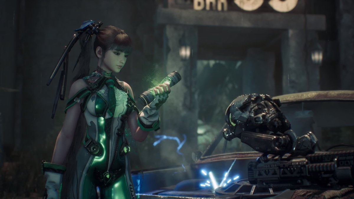 Michel4PTG's tweet image. Not sure what EVE from the game "Stellar Blade" was thinking here. She pulled a life Fusion Cell straight out of a car wreck. Sparks are flying everywhere. It seemed very reckless and careless.

While atleast we got the cell now. 🎮🐱❤️

#PS5share #Screenshots #StellarBlade