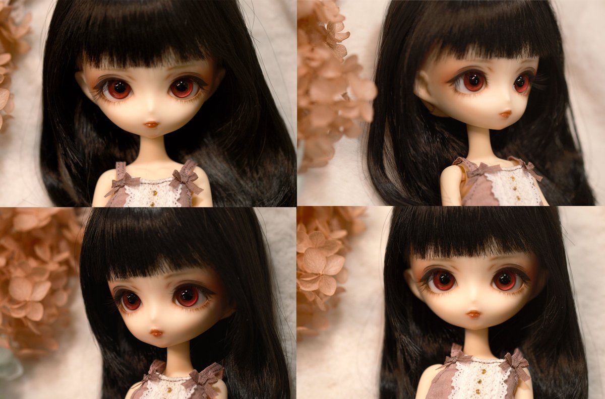 最近全然書き込みができる余裕がなくてすみません！
今週末21日（土）のアイドールにハルモニアブルームのメイク済みヘッド１つ持って行きます！

この画像の子、ヘッドのみ（グラスアイ付き）
先着販売でと考えております。

場所はRico*さん達と一緒に『Caravan Market』