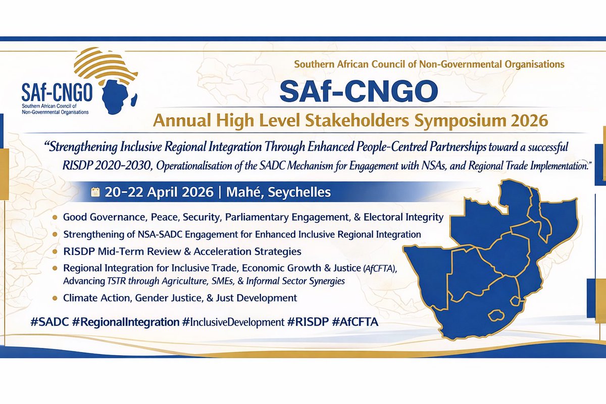 Southern African Council of NGOs tweet media